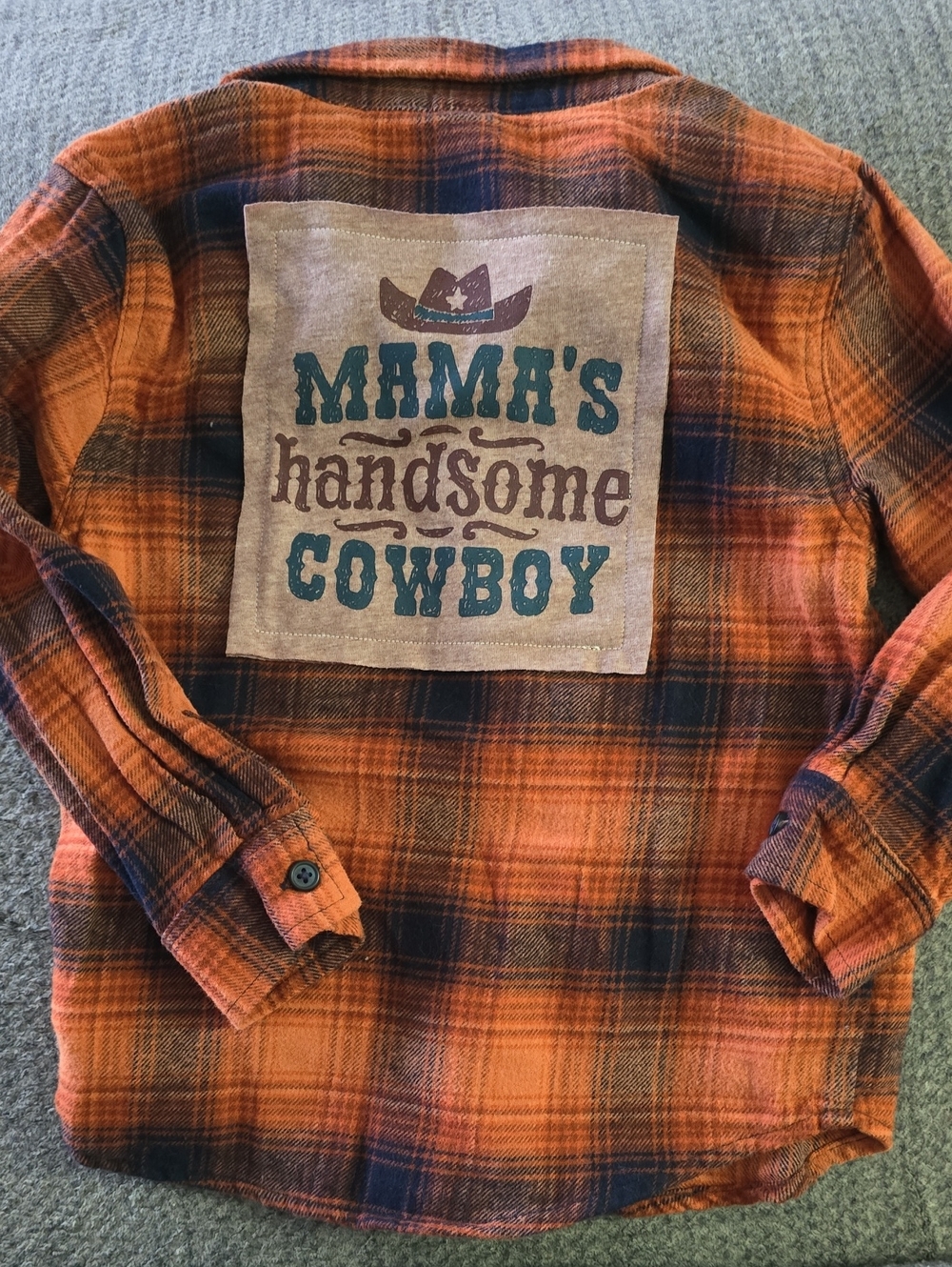 Upcycled Flannel Shirt Boys Size 5T